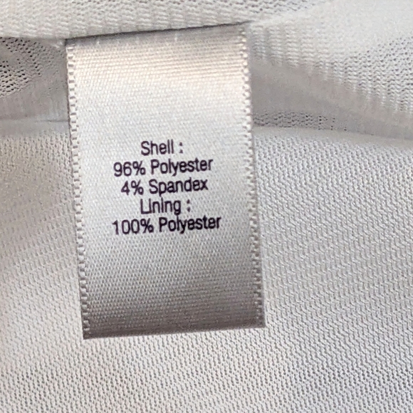 JLO JENNIFER LOPEZ, Navy and White Striped Dress. Size Medium. - Picture 9 of 9